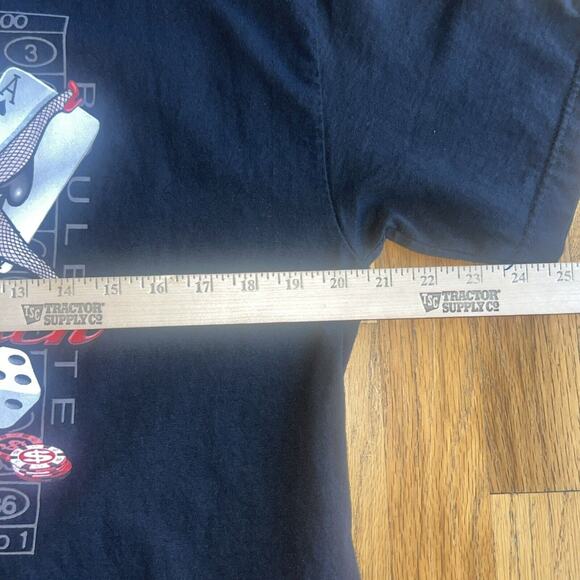 VTG Betty Boop T Shirt Mens Large Black Lady Luck Dice Vegas Y2K Alstyle Apparel - Picture 7 of 10